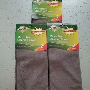 SCRUBIT Antimicrobial Reusable Microfiber Cleaning